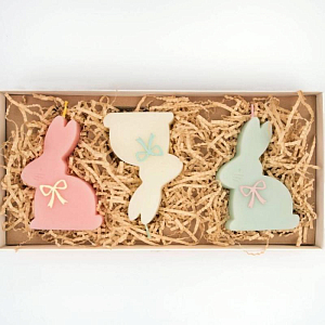 Свечи Мери Мери (Meri Meri) "Кролики", 3 шт